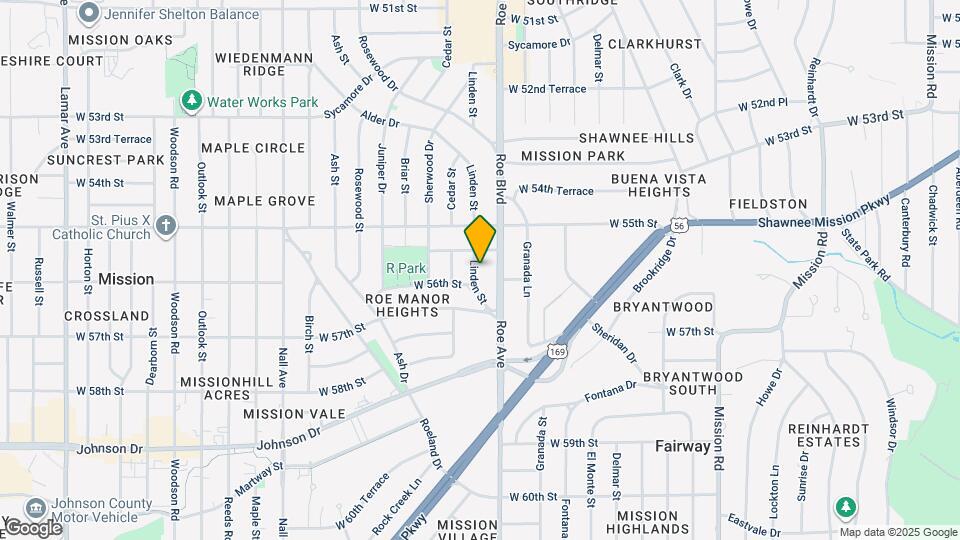 5533 Linden St Map and Location Details