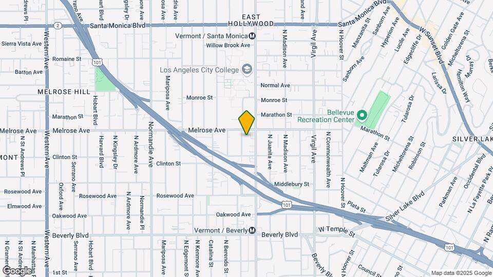 646 N New Hampshire Ave Mapa y Detalles de la Ubicación