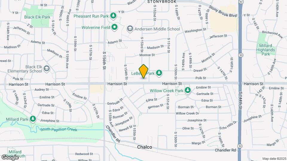 6735 S 153rd Cir Map and Location Details