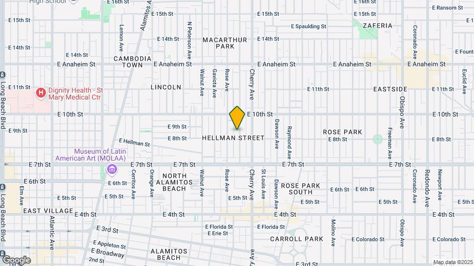 819 Gardenia Ave Mapa y Detalles de la Ubicación
