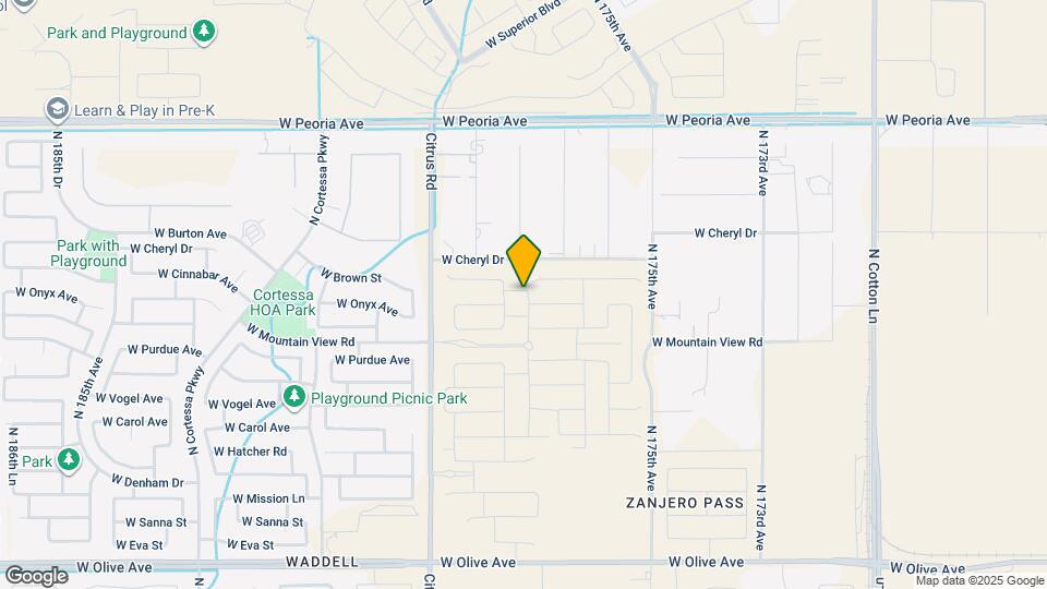 10018 N 177th Ave Map and Location Details