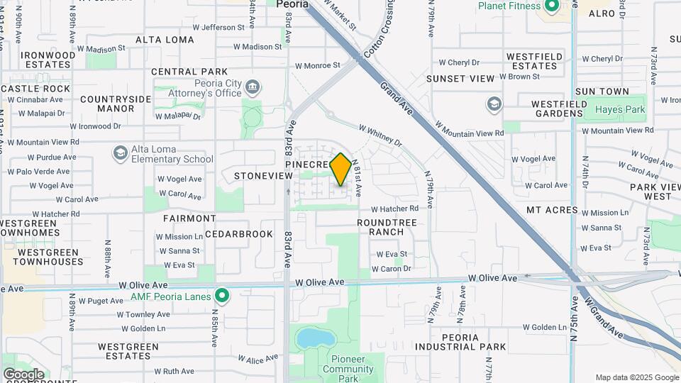 9526 N 81st Dr Map and Location Details