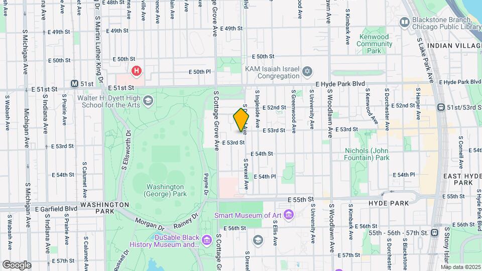 5248 S Drexel Ave, Unit 2E Mapa y Detalles de la Ubicación
