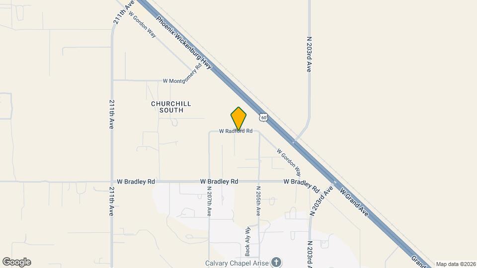 20537 W Gordon Way Mapa y Detalles de la Ubicación