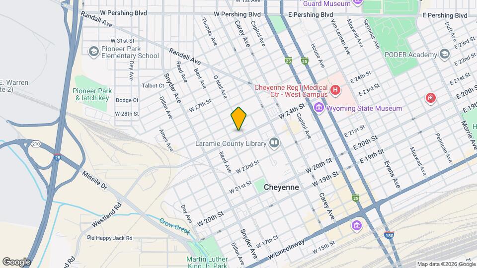 606 W 24th St Map and Location Details