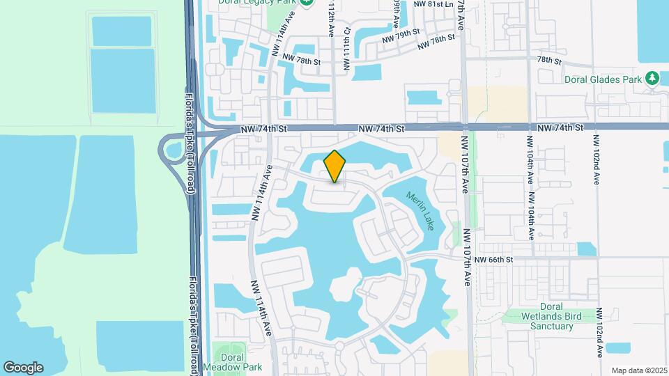 11153 NW 71st Terrace Map and Location Details