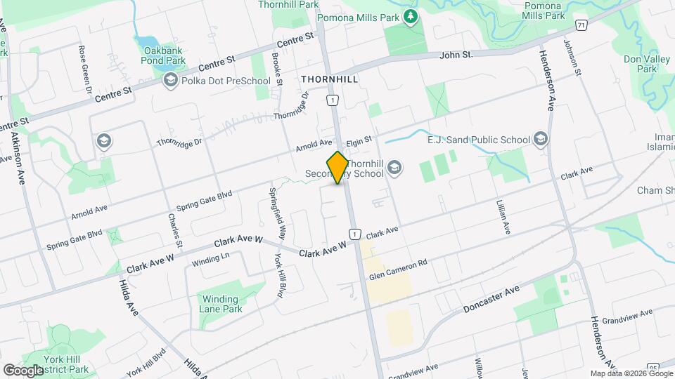 7398 Yonge St Map and Location Details
