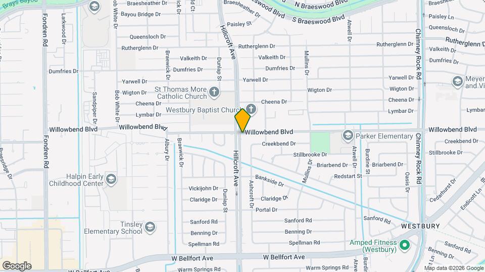 10603 Hillcroft Ave Mapa y Detalles de la Ubicación