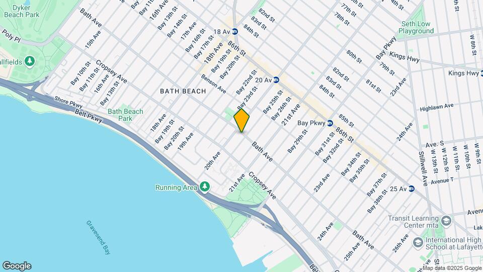 2016 Bath Ave Map and Location Details