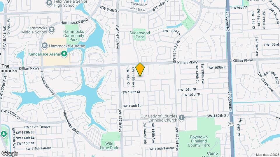 14523 SW 106th Terrace Map and Location Details