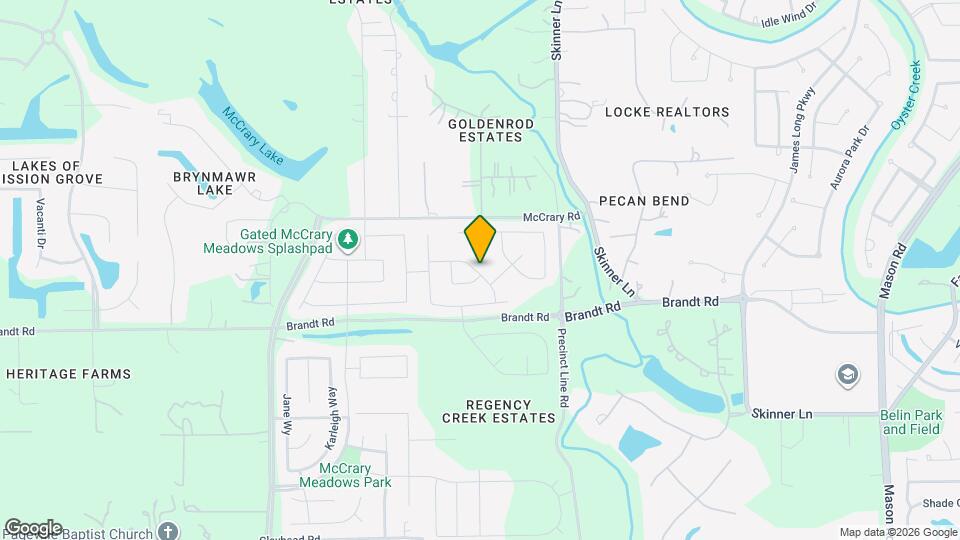 3310 Driftwood Meadow Ln Map and Location Details