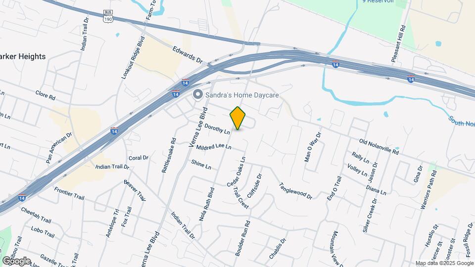700 Cedar Oaks Ln Map and Location Details