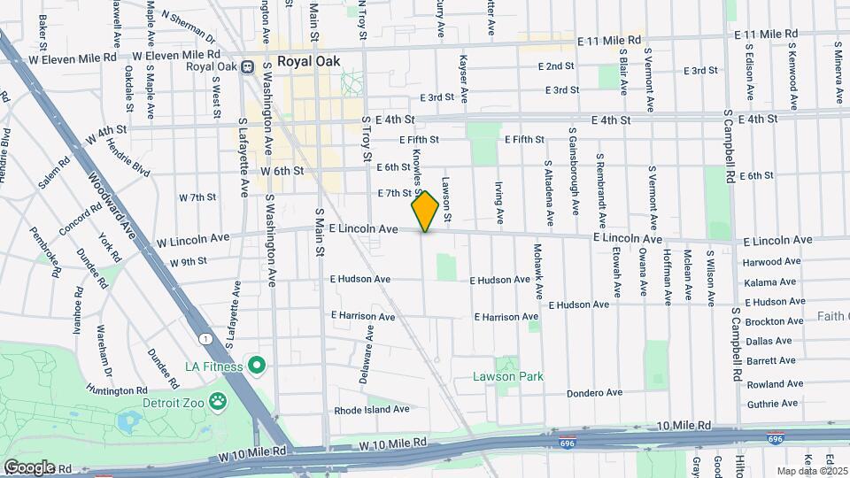 502 E Lincoln Ave, Unit A Map and Location Details