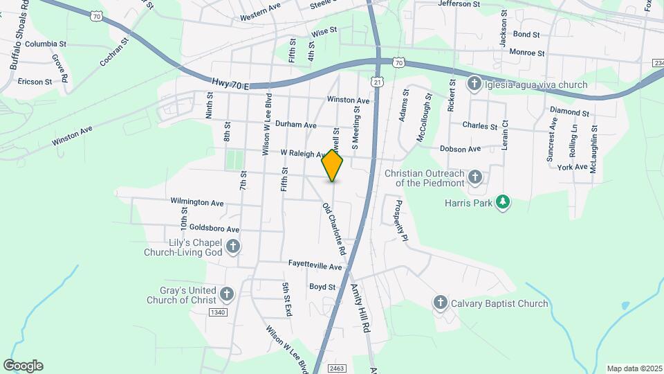 1312 Caldwell St Map and Location Details