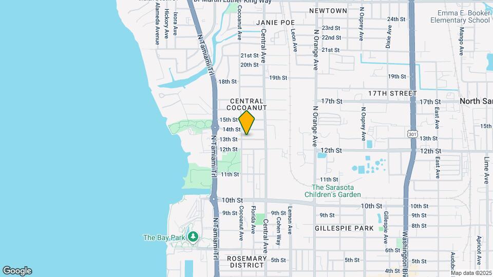 1317 13th St Map and Location Details
