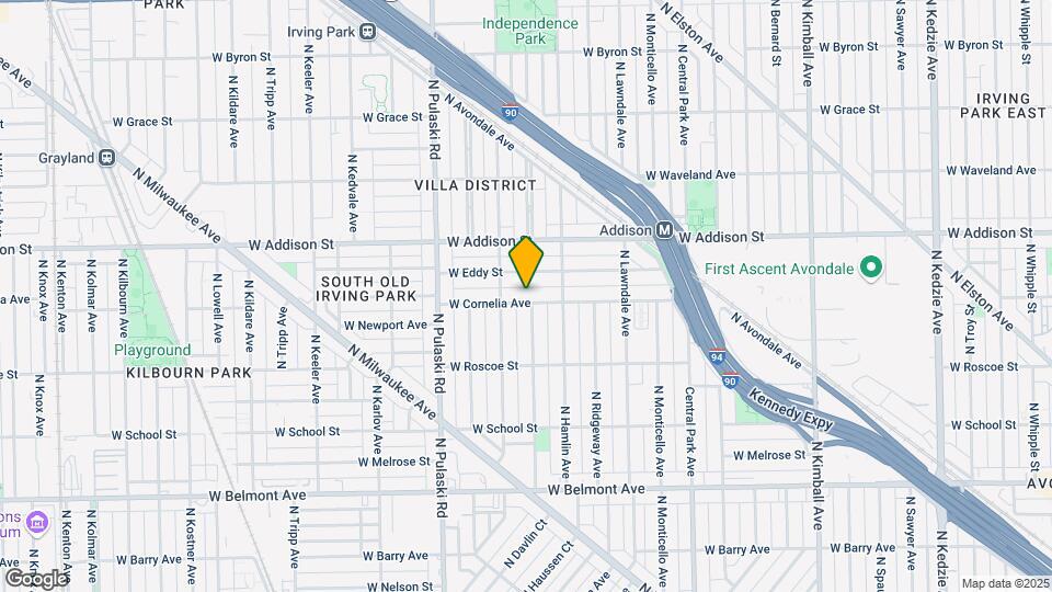 3834 W Cornelia Ave Mapa y Detalles de la Ubicación