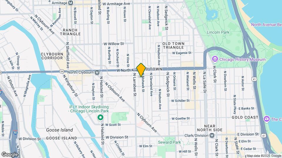 1526 N Mohawk St Map and Location Details