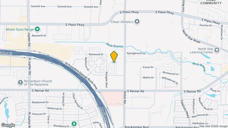 3544 Thistlewood Dr Map and Location Details