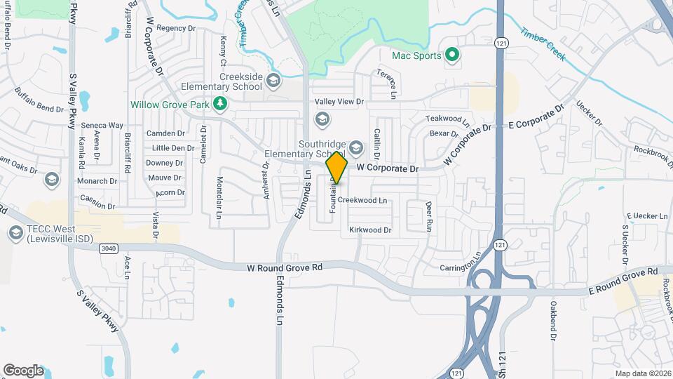 2113 Fountain Dr Map and Location Details