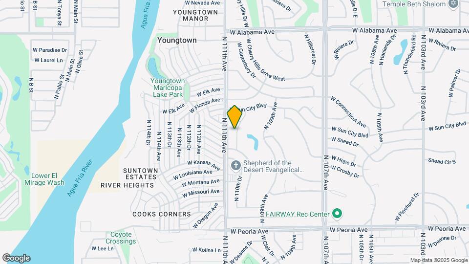 11402 N 110th Dr Mapa y Detalles de la Ubicación