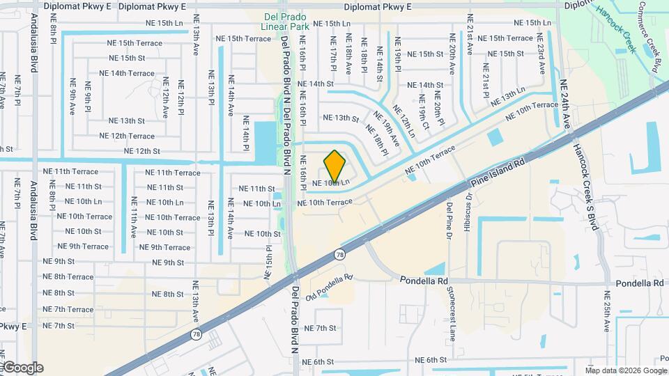 1714 NE 10th Ln Map and Location Details