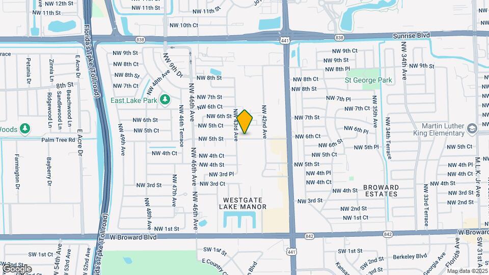 4271 NW 5th St Map and Location Details