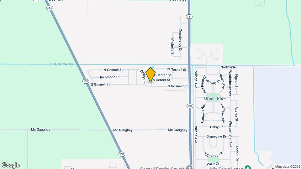 134 S Gosnell St Map and Location Details