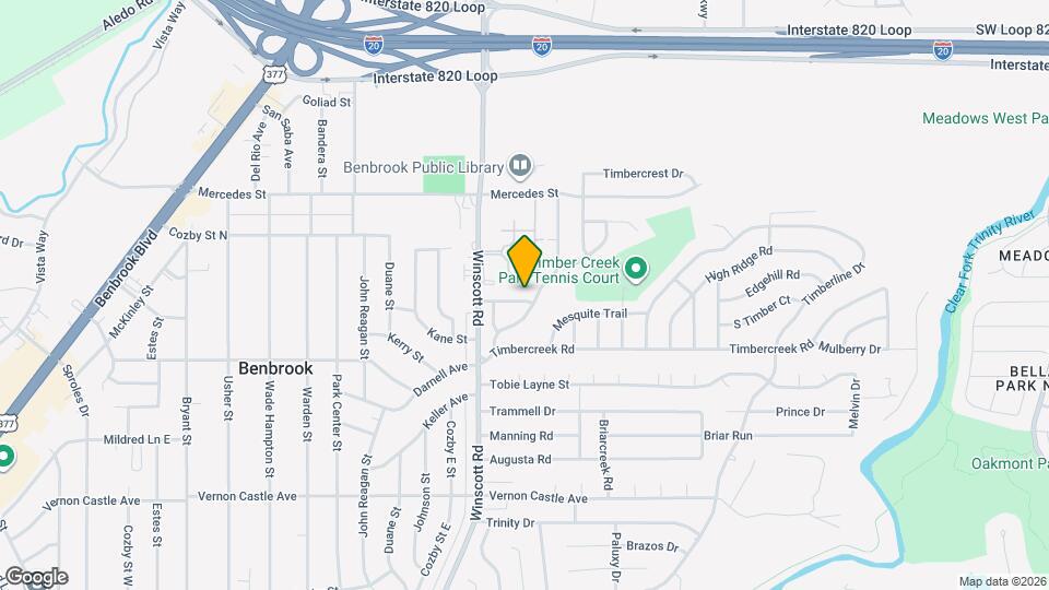 1125 Highbush Dr Map and Location Details