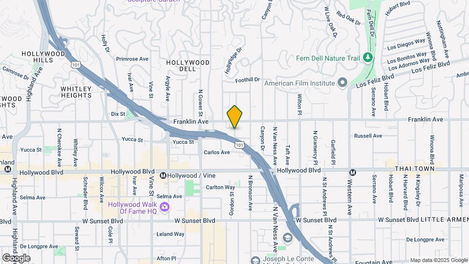 1831 Tamarind Ave Map and Location Details