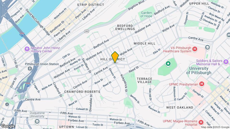 2178 Centre Ave Mapa y Detalles de la Ubicación
