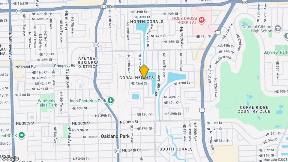 4200 NE 15th Ave Map and Location Details