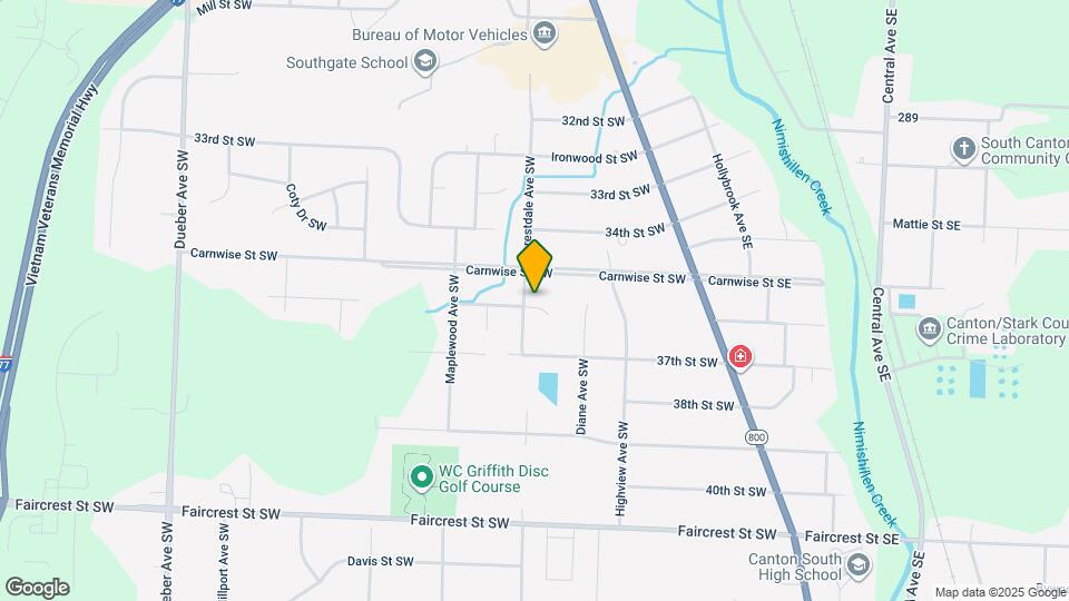 3626 Forestdale Ave SW Map and Location Details