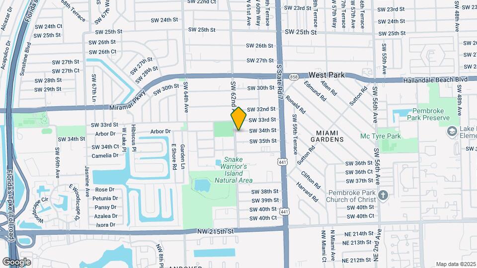 6150-6156 SW 34th St Map and Location Details