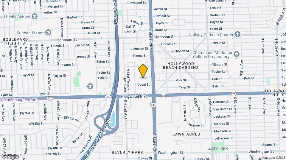 6028 Polk St Map and Location Details
