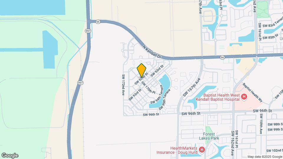 9205 SW 170th Pl Map and Location Details
