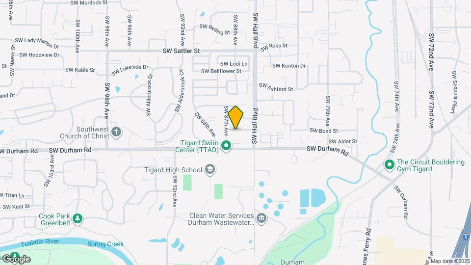 8644 SW Avon St Map and Location Details