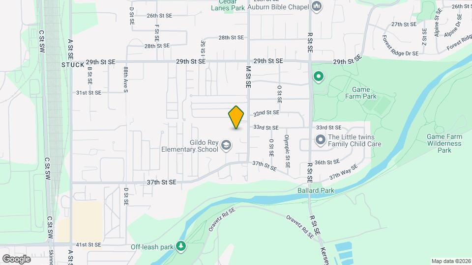 3409 M Pl SE Map and Location Details