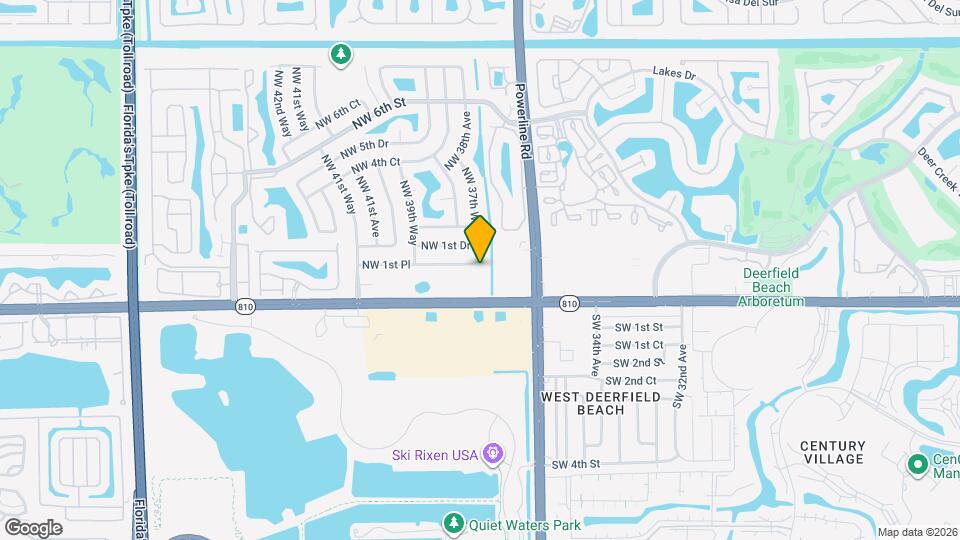 3802 NW 1st Pl Map and Location Details