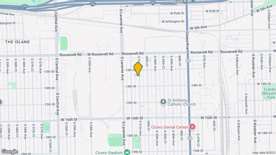 1322 S 51st Ave, Unit 2 Map and Location Details