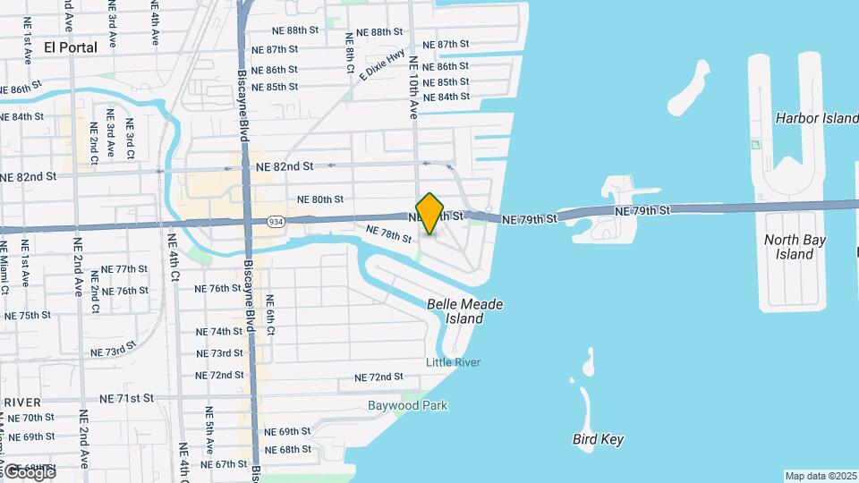7800 NE 10th Ct Mapa y Detalles de la Ubicación