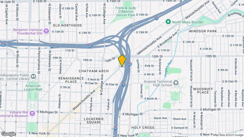 913 Massachusetts Ave Map and Location Details