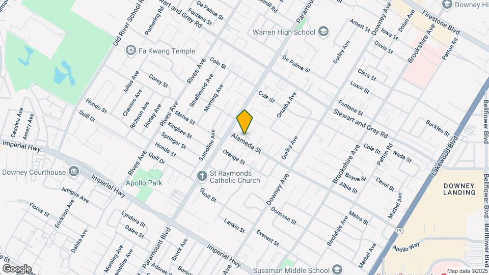 8045 Alameda St Mapa y Detalles de la Ubicación