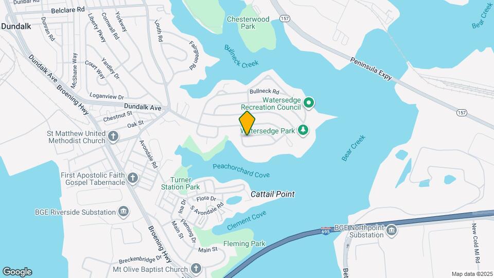 8203 Watersedge Rd Map and Location Details