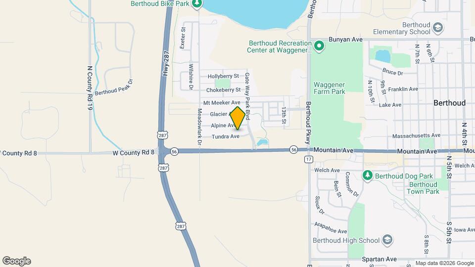 1516 Tundra Ave Map and Location Details