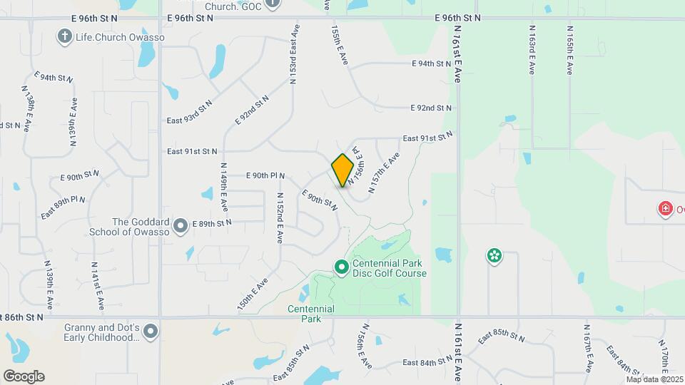 9010 N 156th E Ave Map and Location Details