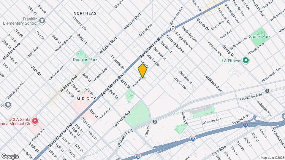 1508 Harvard St Map and Location Details