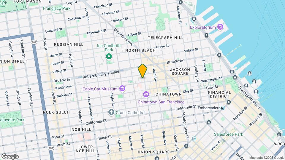 1117 Stockton St Map and Location Details