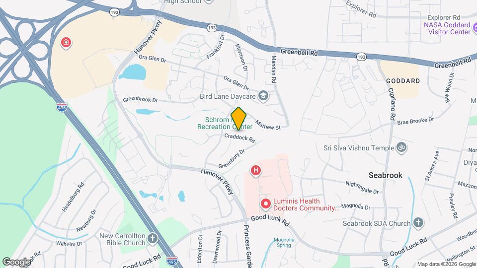 8110 Craddock Rd Mapa y Detalles de la Ubicación