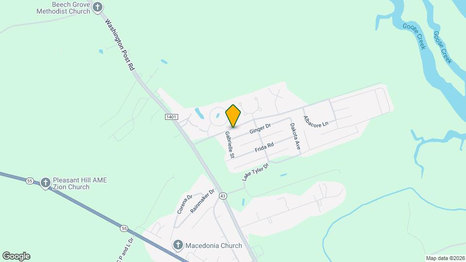 204 Gracie Farms Rd Map and Location Details