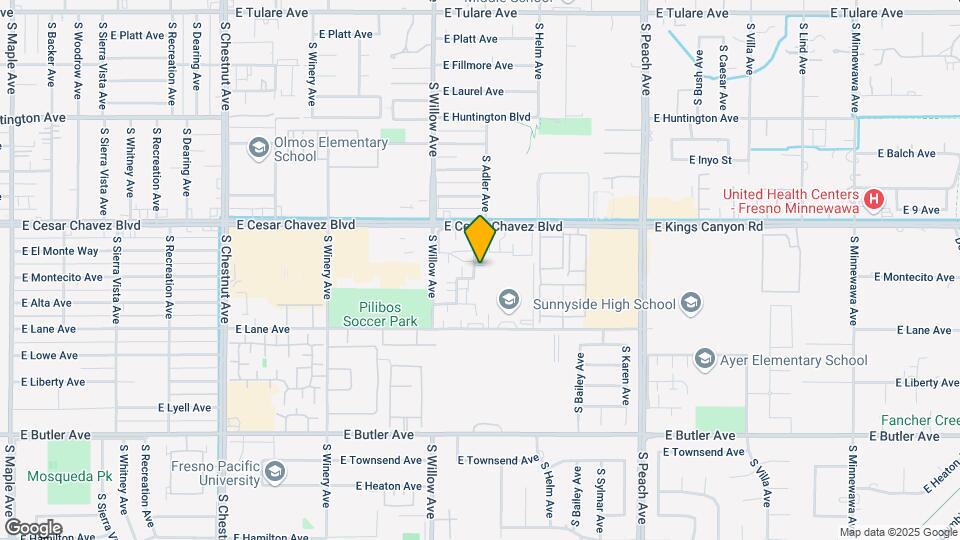 879 S Adler Ave Mapa y Detalles de la Ubicación